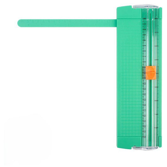 A5 Paper Cutter with Side Ruler Small Plastic Paper Trimmer for Scrapbooking, Coupons, Labels and Cardstock Cutting
