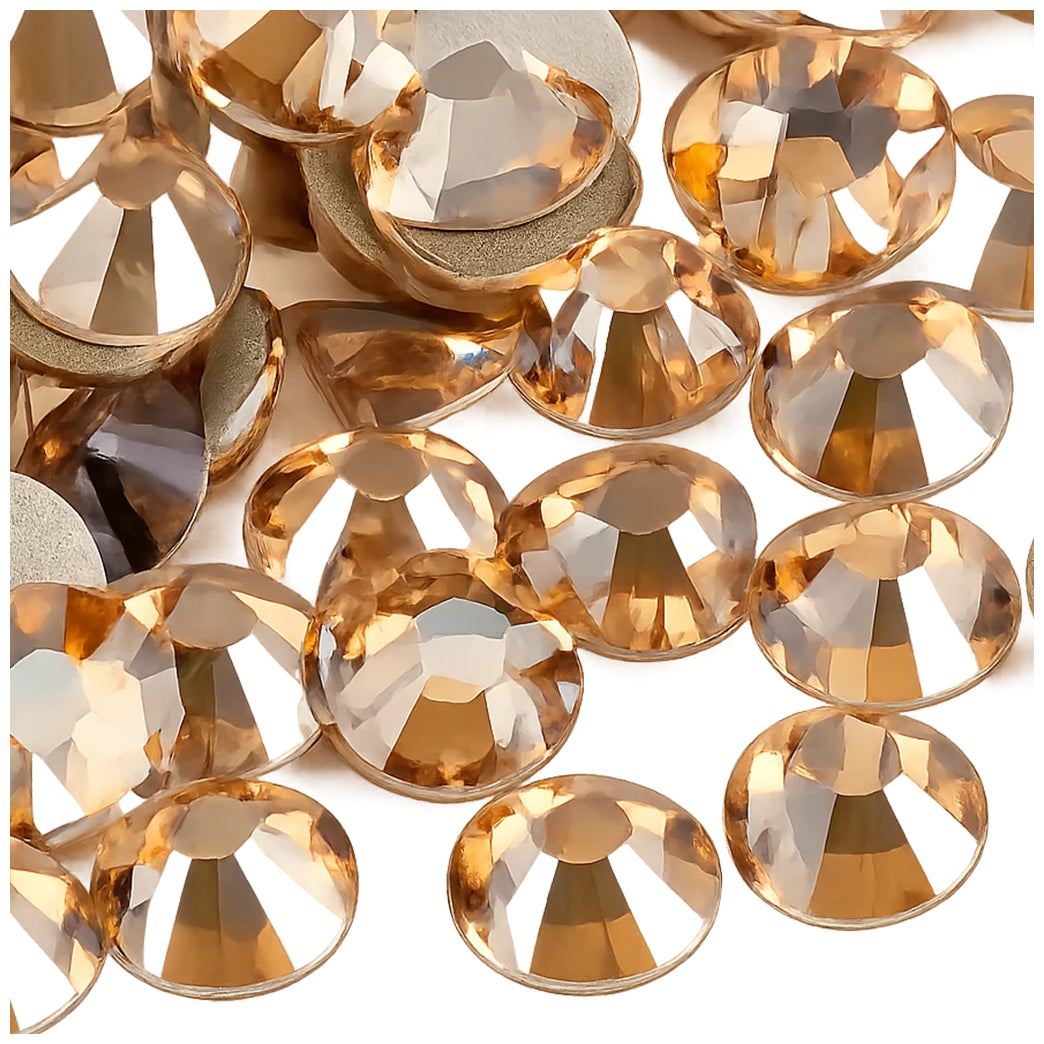 Shiny Hotfix Flatback Glass Rhinestones for Nail Art, Clothing, Crafts, DIY Crystal Decorations