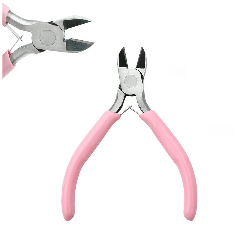 Jewelry Making Pliers and Wire Cutters Set with Round, Flat, Bent, Flush Cutting Tools