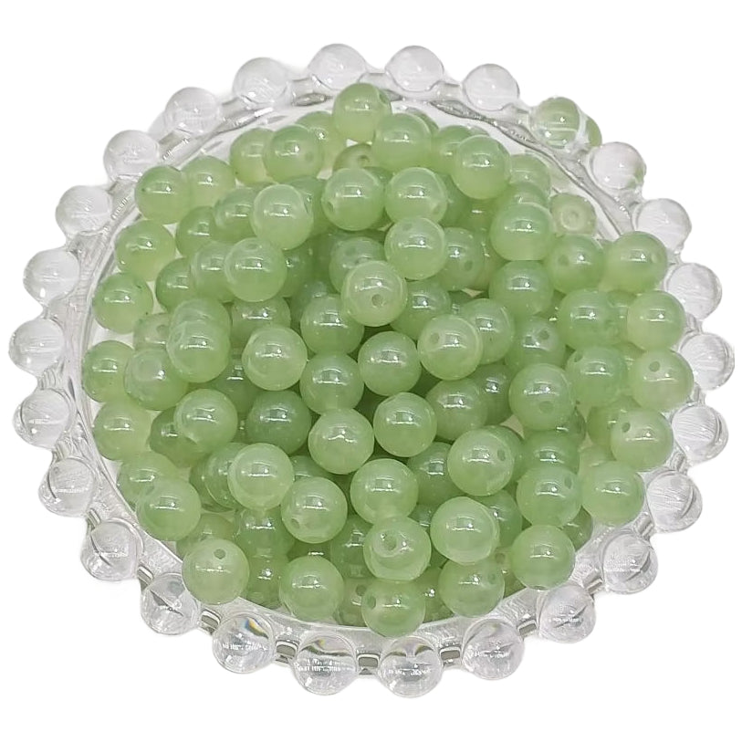 Multicolor Natural Stone Beads for Jewelry Making Round Genuine Gemstone Beading Set, Pack of 100