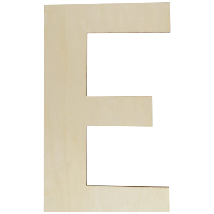 Unfinished Wooden Letter Style Surface for DIY Arts Crafts Home Decor Projects