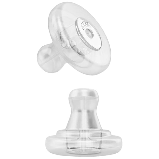 Secure Silicone Earring Backs Replacement Locking Earring Stoppers for Studs Sensitive Droopy Ears Adults