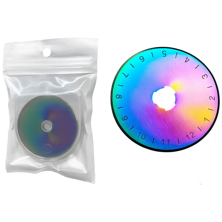 Rotary Cutter Replacement Blades for Fabric, Paper, Leather, Sewing, Quilting, and Craft Projects