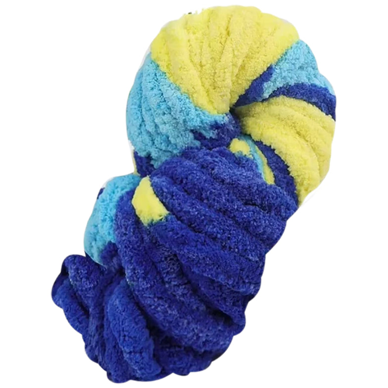 Super Chunky Chenille Yarn Soft Thick Fluffy Polyester for Arm Knitting Blankets and Home Decor, 20mm Thick 250 Grams/8.82oz 27.34 yards