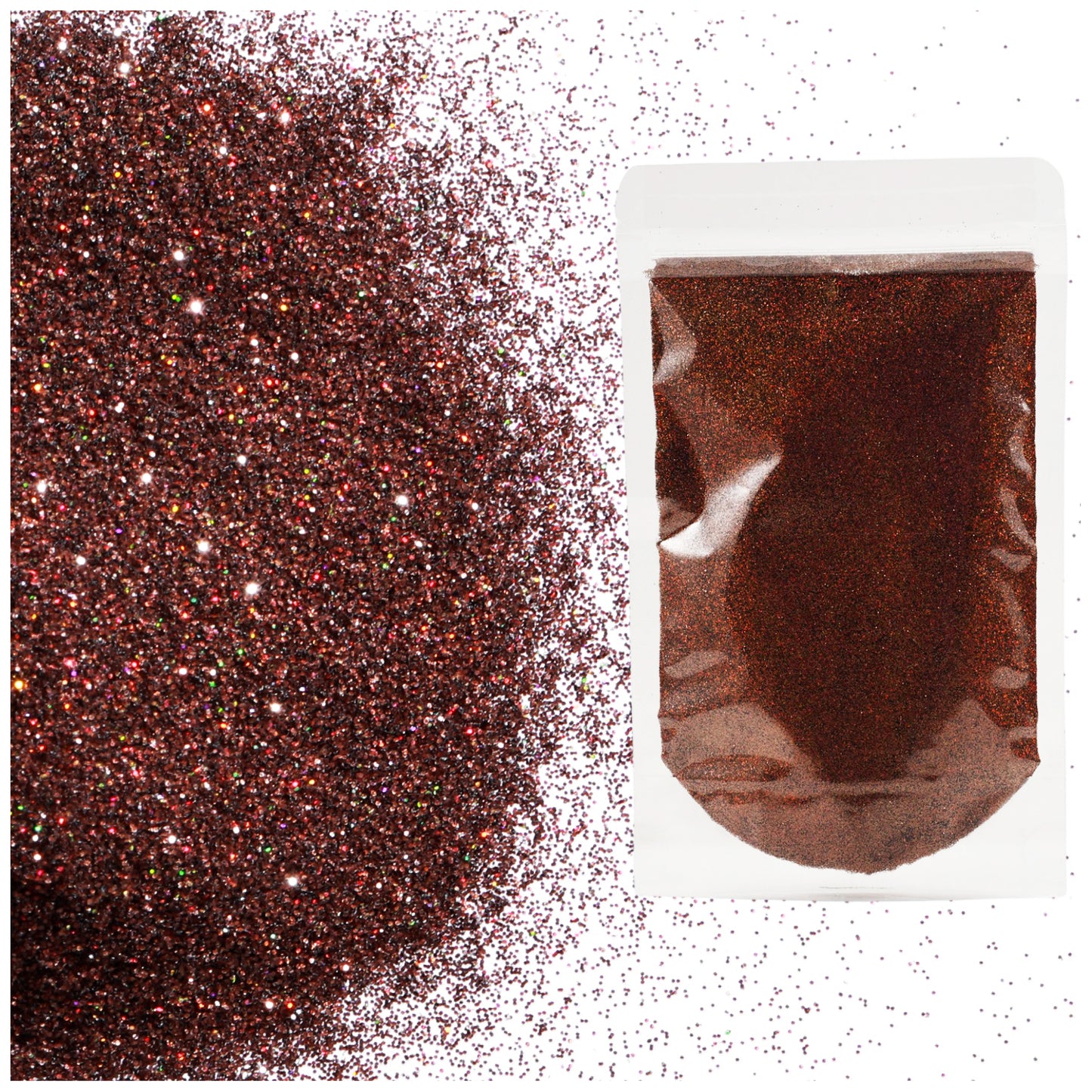 Holographic Fine Glitter 2mm 1/128 for Crafts Resin Jewelry Keychains and Party Decorations