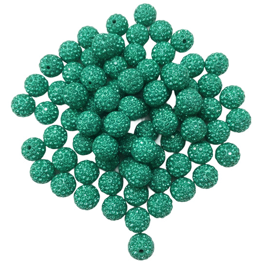 Sparkle Rhinestone Clay Beads Round Disco Spacer Beads for Jewelry Making, Bracelets, Earrings and DIY Craft Projects