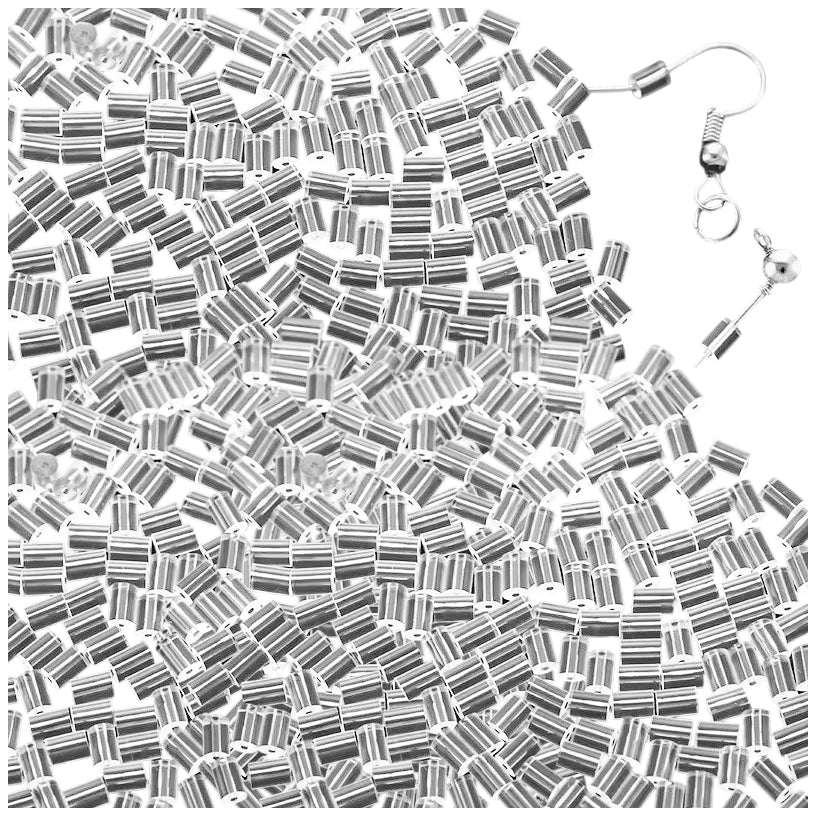 Soft Clear Silicone Earring Backs for Studs, Hypoallergenic Replacement Stoppers for Secure Everyday Wear