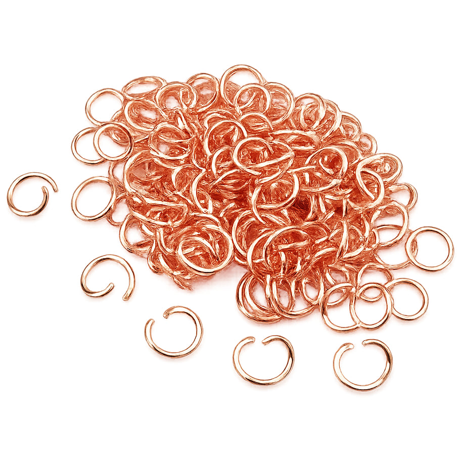Open Jump Rings for Jewelry Making Earrings and Keychains for Crafts Repair Supplies, Pack of 300