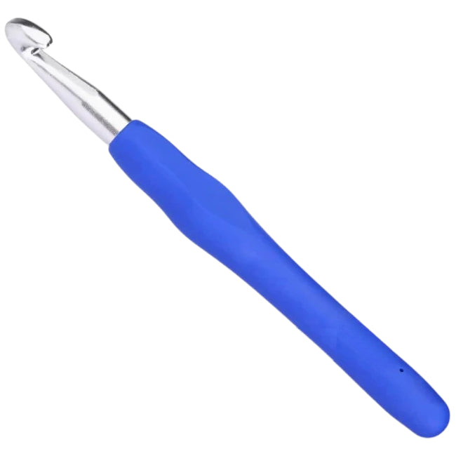 Ergonomic Crochet Hook with Soft Handle – Long Needles for Beginners
