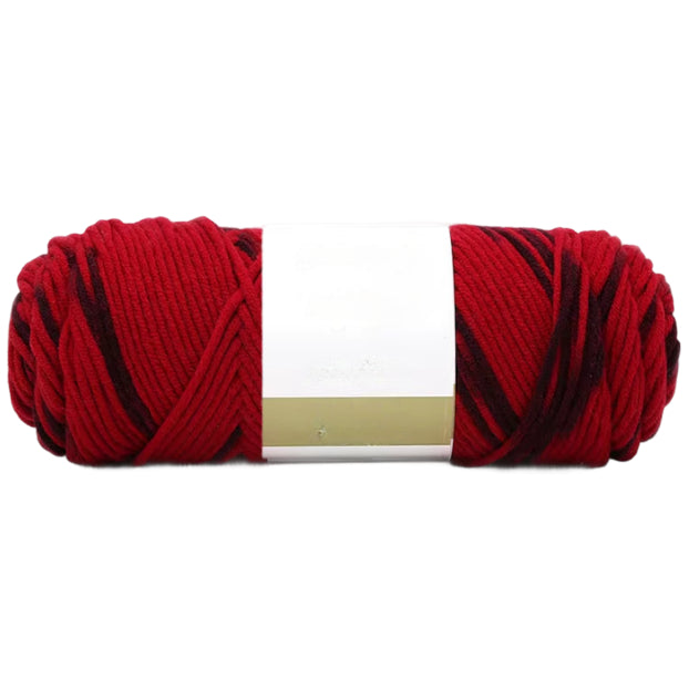 8-Ply Variegated Acrylic Yarn, Worsted Weight, Size 4 for Knitting and Crochet Projects, 100 Grams/3.53oz 155 yards