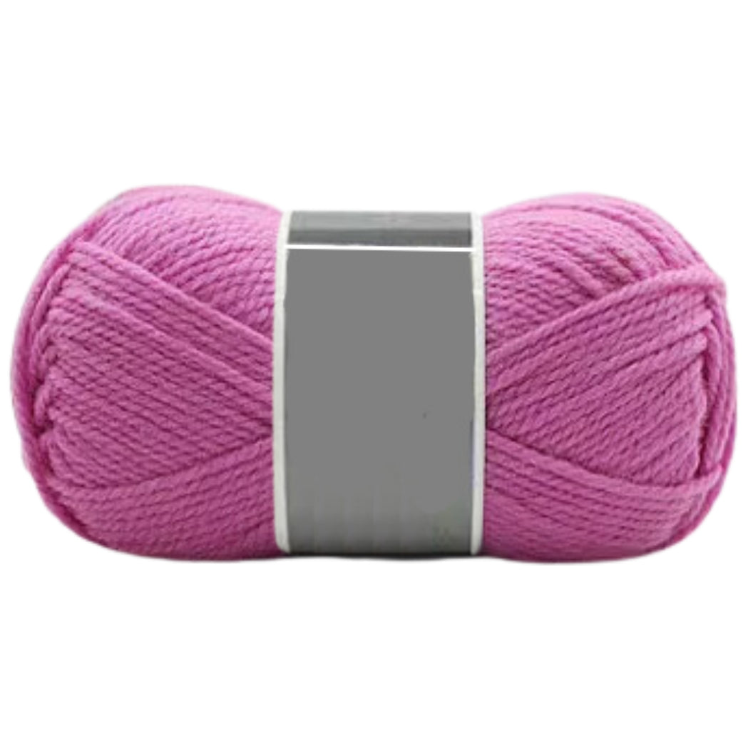 Bulky Merino Wool and Acrylic Blended Knitting Yarn for Craft Projects, 100 Grams/3.53oz 120 Yards