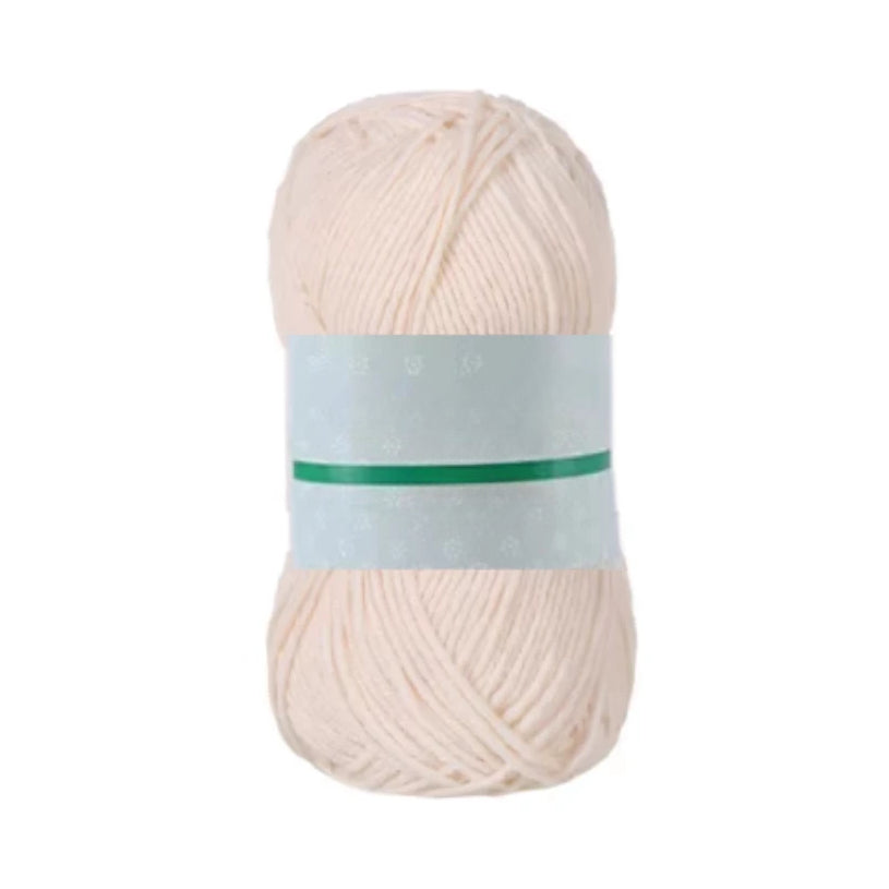 Premium Cotton Yarn – Soft, Super Fine #1 for Crochet & Knitting, 50 Grams/1.76oz 186 Yards