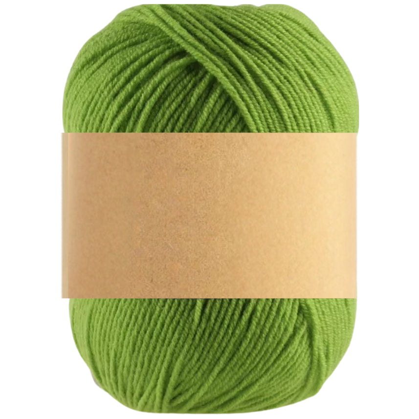 Silk Effect Microfiber Acrylic Yarn, Solid Colors for Baby Projects, 50 Grams/1.76oz 191 Yards