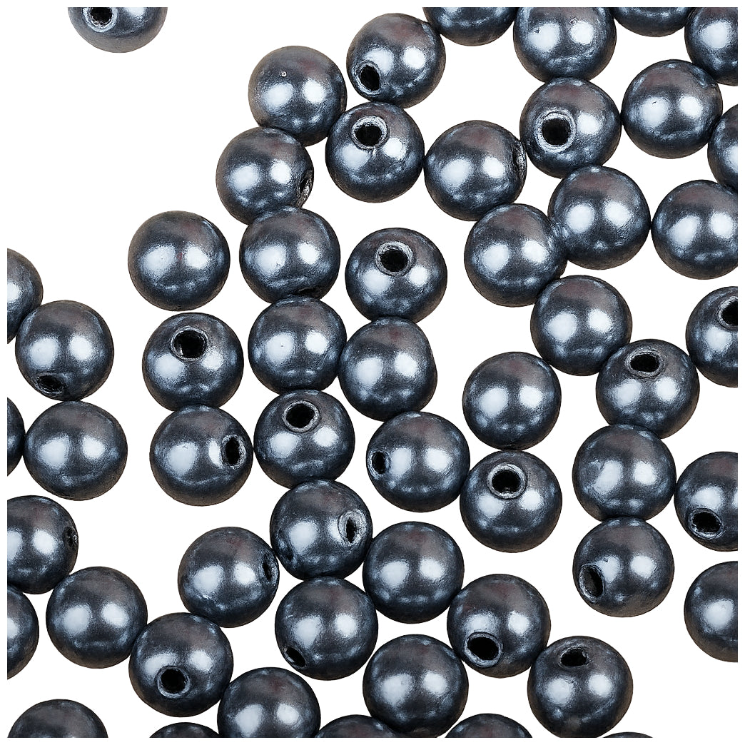 8mm White Plastic Pearl Beads for Jewelry Making, Crafts, and DIY Decorations, 1800 Pcs