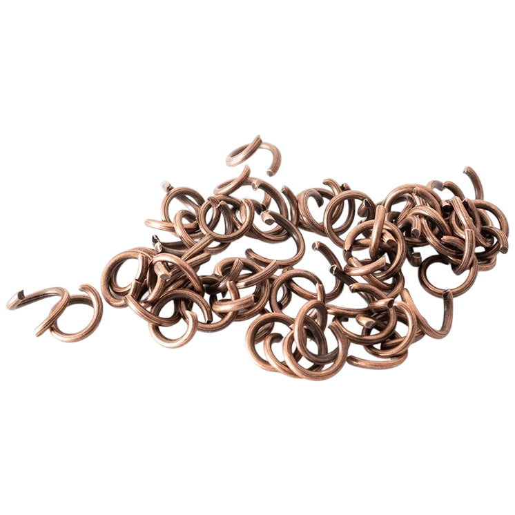 Open Jump Rings Iron for Jewelry Making Keychains Necklace Repair and DIY Crafts, Pack of 600
