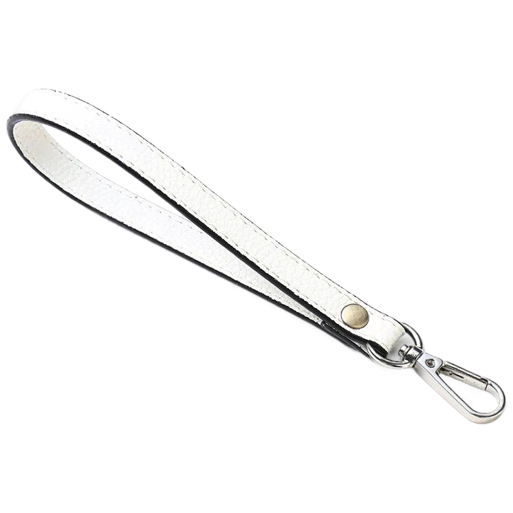 PU Leather Wristlet Strap with Metal Clasp, Replacement Hand Strap for Wallets, Purses, Clutches, and Keys