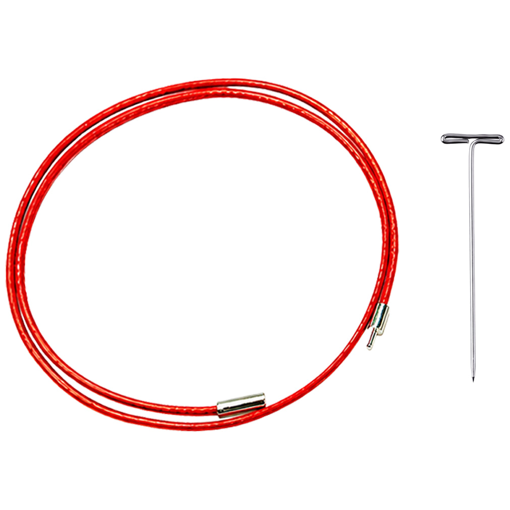 Red Lace Interchangeable Knitting Cables for Circular Needles, Lace Projects, Sweaters, and Shawl Crafts