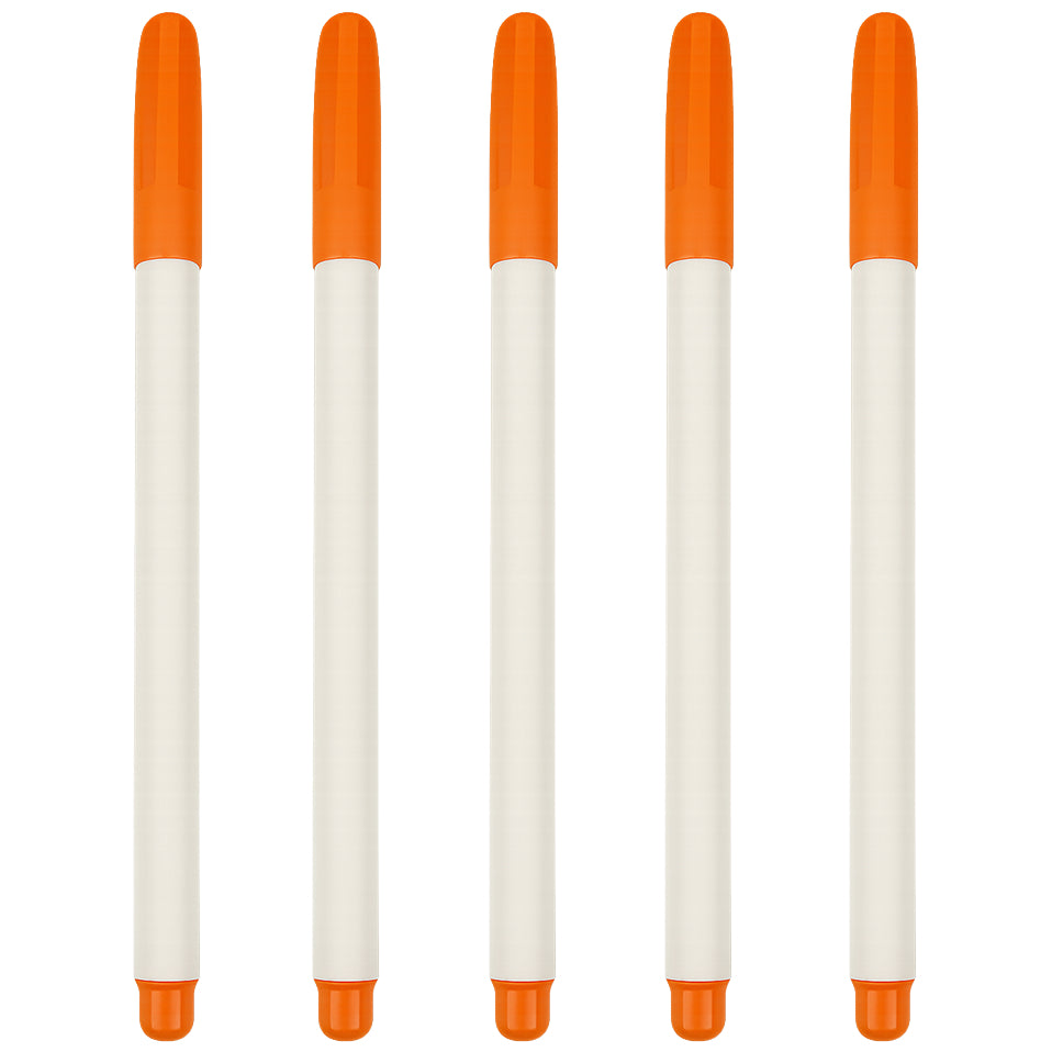 Erasable Fabric Markers for Sewing Water Soluble Washable Pens with 1.5mm Brush Tip, Pack of 5