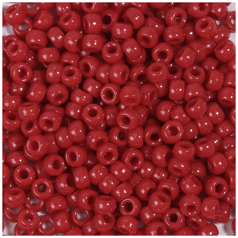 6x9mm Mixed Color Transparent Glitter Pony Beads for Hair Braids and Jewelry Making, Pack of 1000