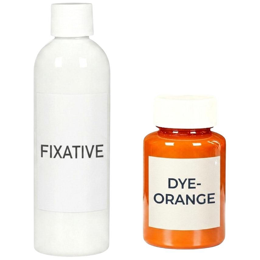 120g Liquid Fabric Dye and 100g Fixative for Clothing, Home Décor and Textile Craft Projects