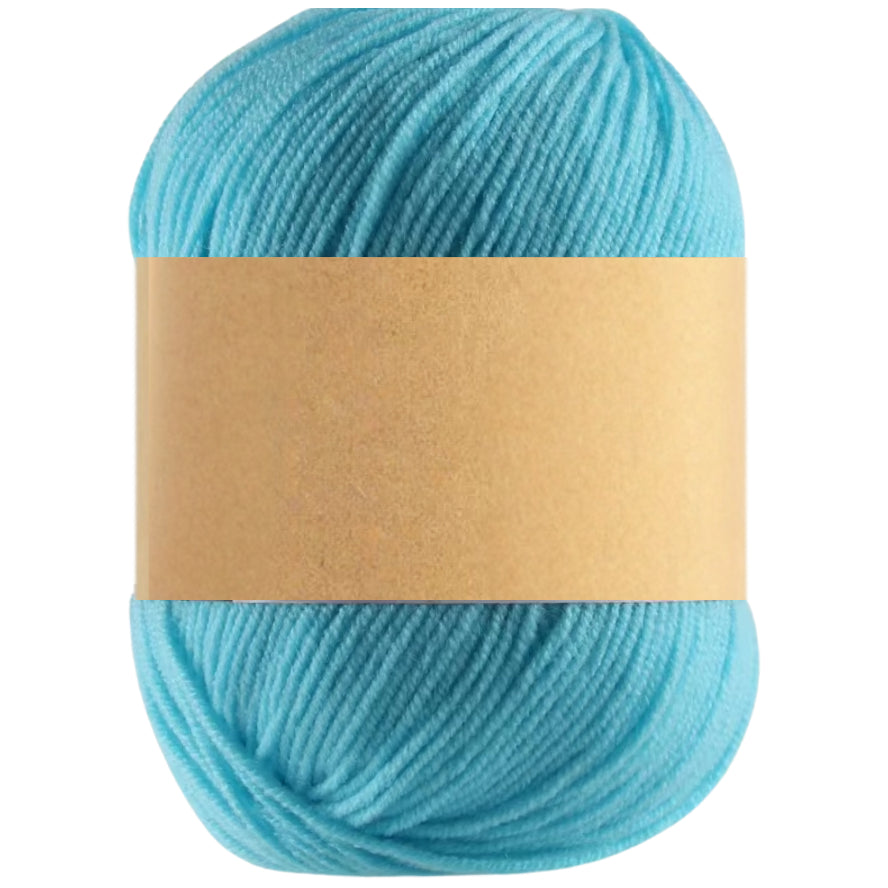 Silk Effect Microfiber Acrylic Yarn, Solid Colors for Baby Projects, 50 Grams/1.76oz 191 Yards