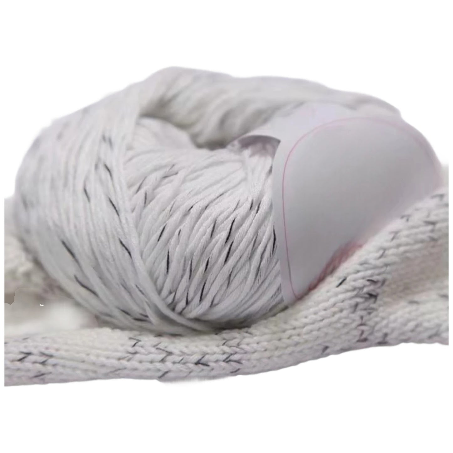 Pure Cotton Yarn 10 Strand Medium 3.5mm for Baby Crochet and Children Craft Projects, 50 Grams/1.76oz 153.11 Yards