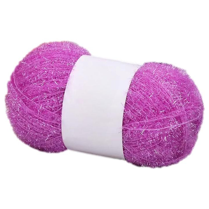 Sparkling Scrubby Yarn for Dishcloths 50g/1.76oz 109 Yards, Durable Polyester Yarn for Crocheting