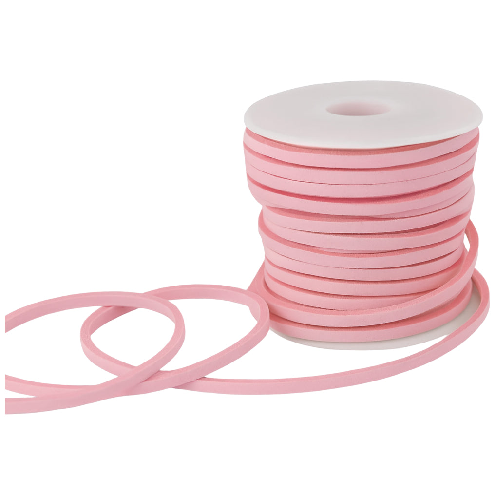 2.6mm x 5m Flat Genuine Leather Cord for Braiding, Jewelry Making, and Craft Projects