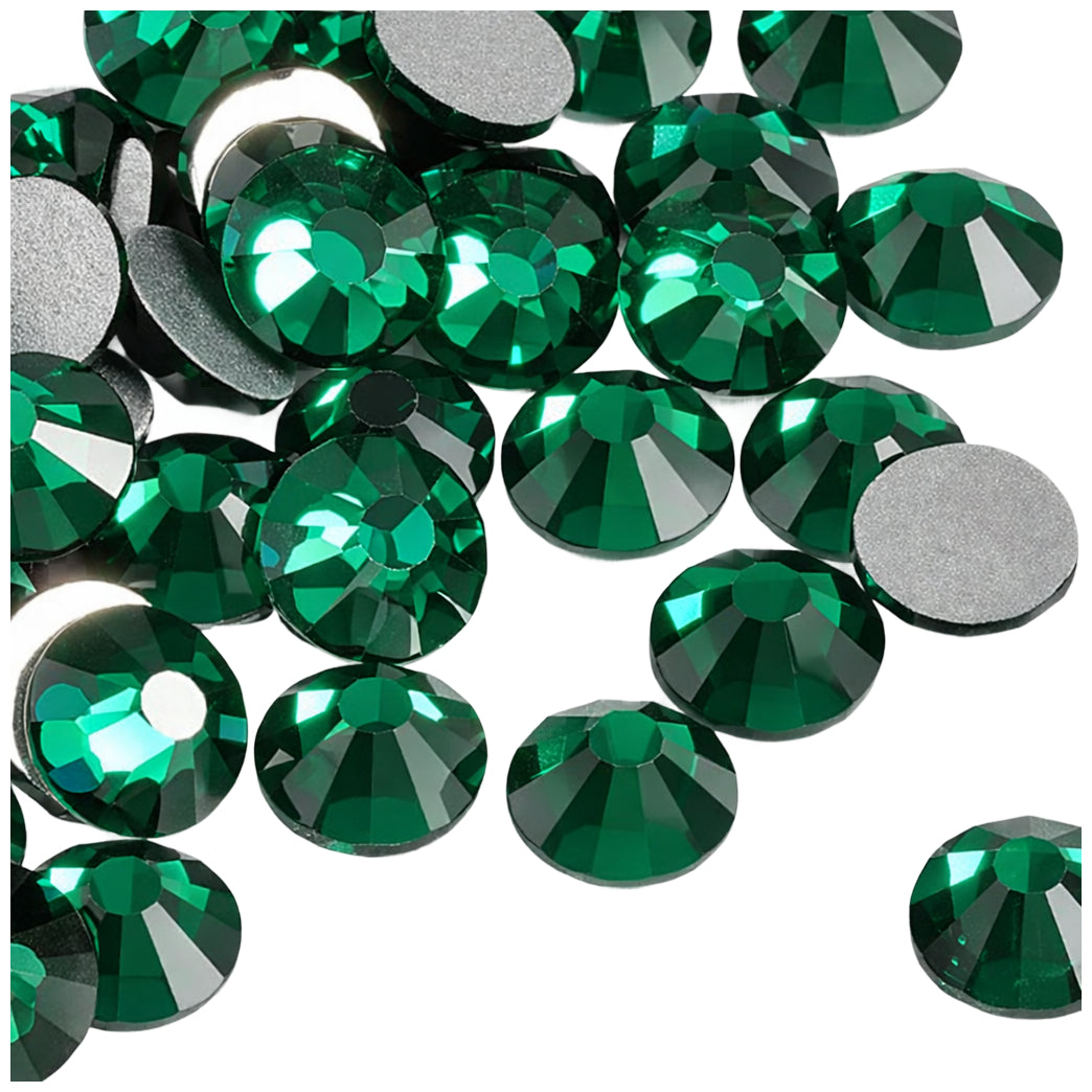 Shiny Hotfix Flatback Glass Rhinestones for Nail Art, Clothing, Crafts, DIY Crystal Decorations
