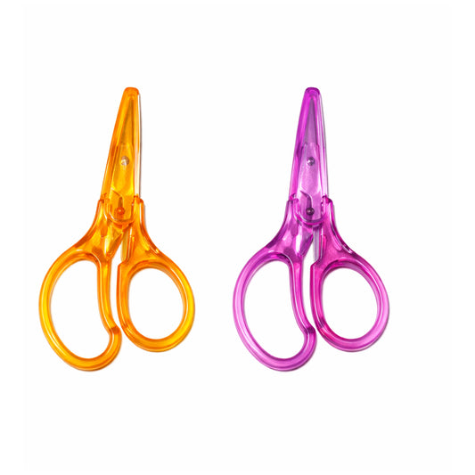 Mini Stainless Steel Precision Embroidery Scissors with Cover for Sewing Quilting Crafting Grooming and Detail Cutting