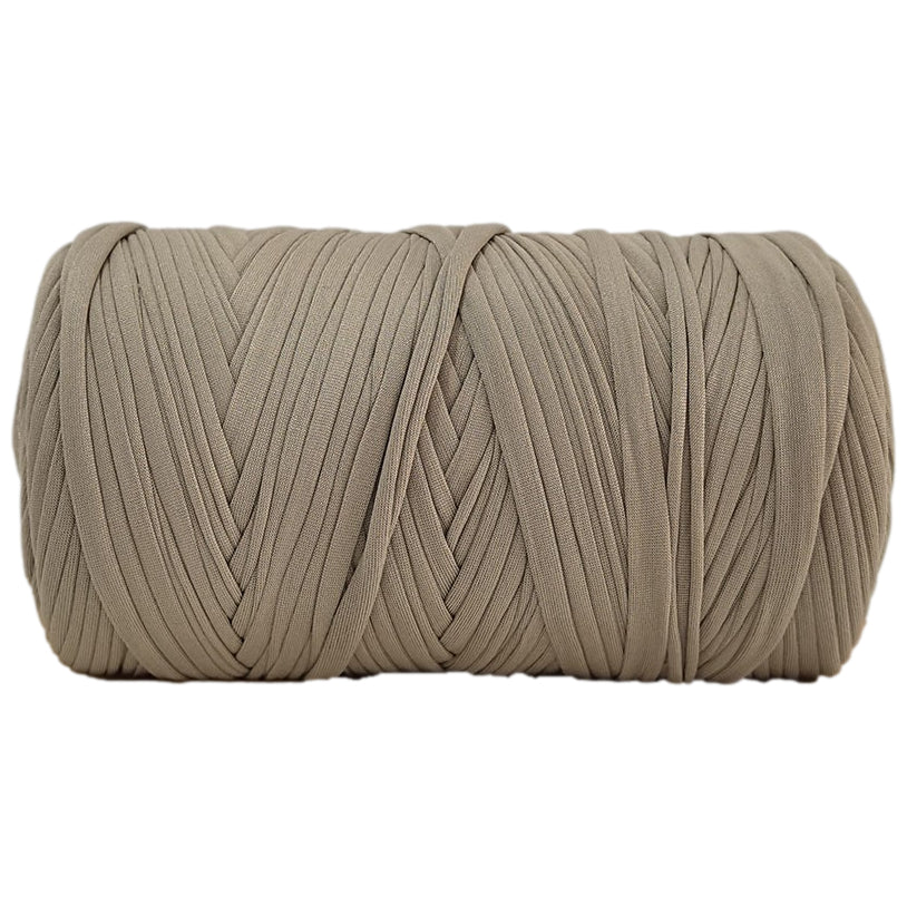 Polyester T-Shirt Yarn Thick Crochet Fabric Ribbon for Knitting Bags, Rugs, and Crafts, 400 Grams/14.11oz, 142.17 yards