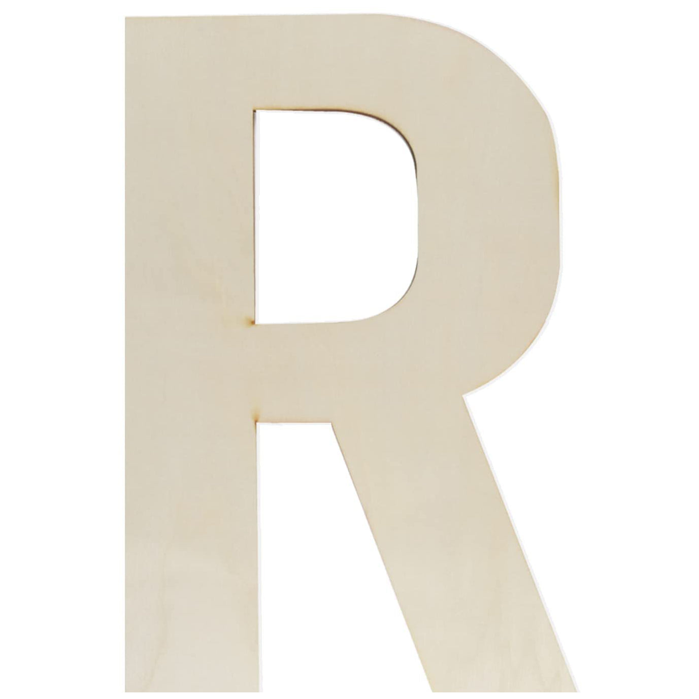 12 Inch Wooden Letter Unfinished Large Wood Alphabet Cutout For DIY Crafts Wall Decor Projects
