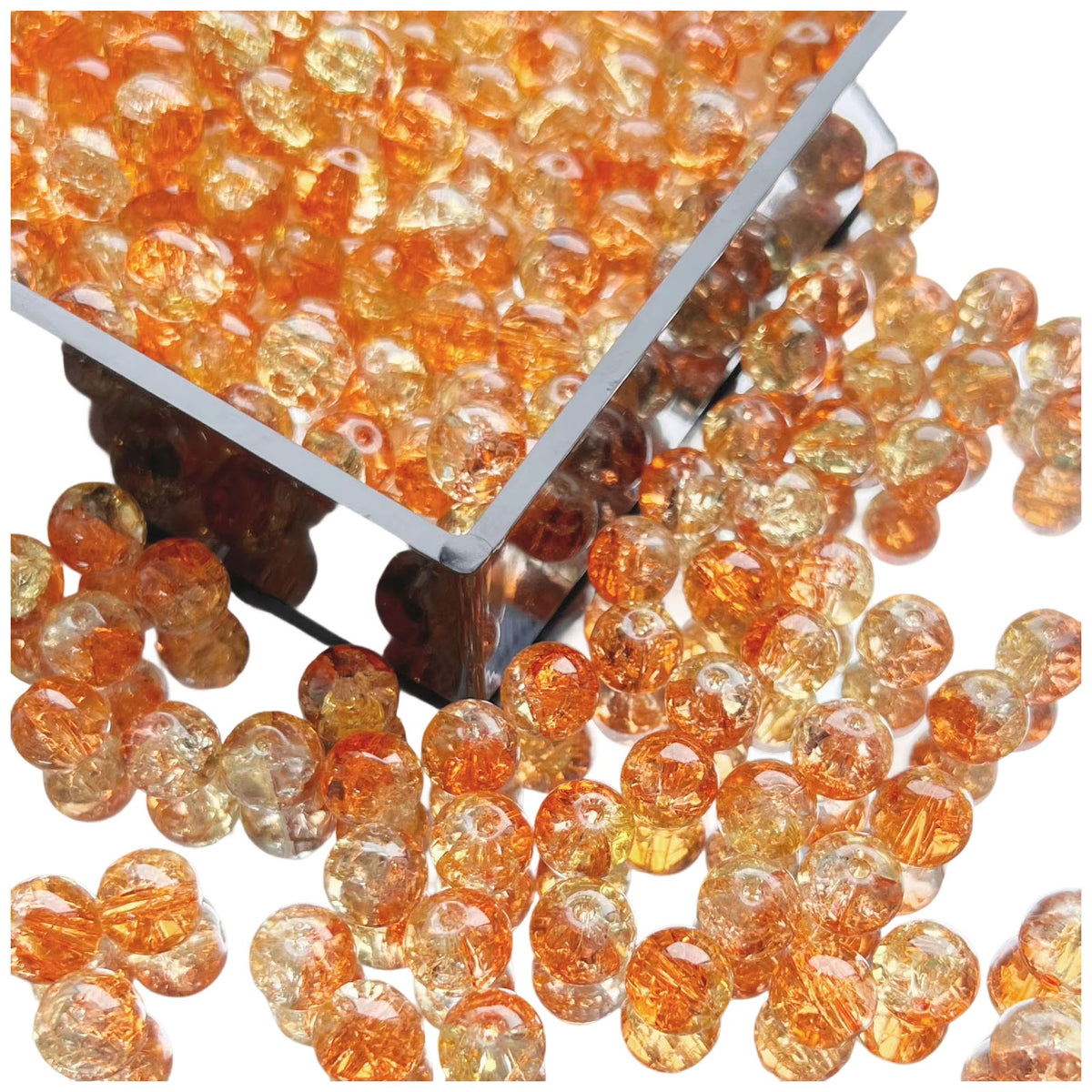 8mm Natural Rose Quartz Gemstone Round Beads for Jewelry Making, Pack of 100
