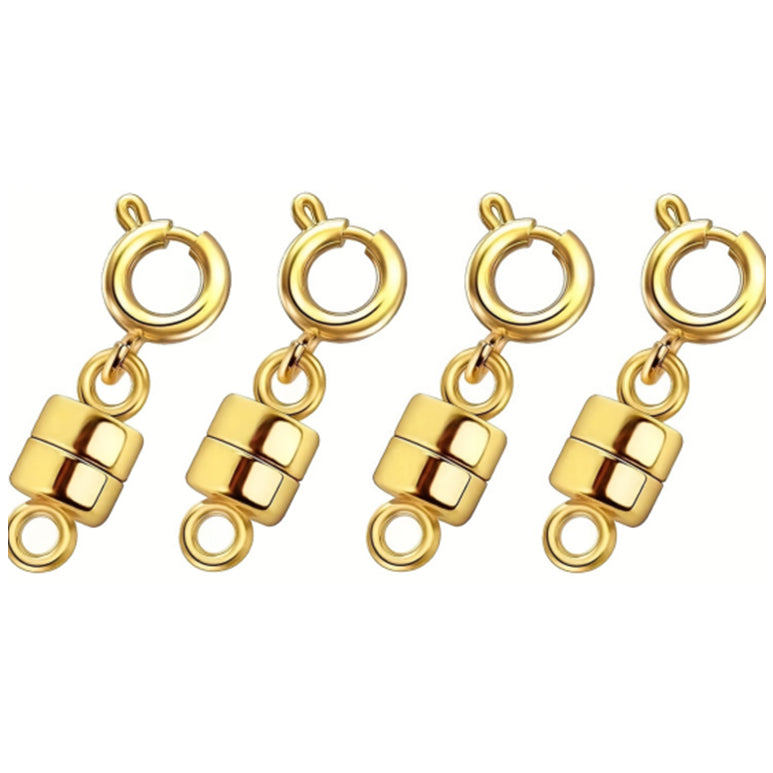Strong Magnetic Necklace Clasps Gold and Silver Converters for Bracelets and Jewelry Chains