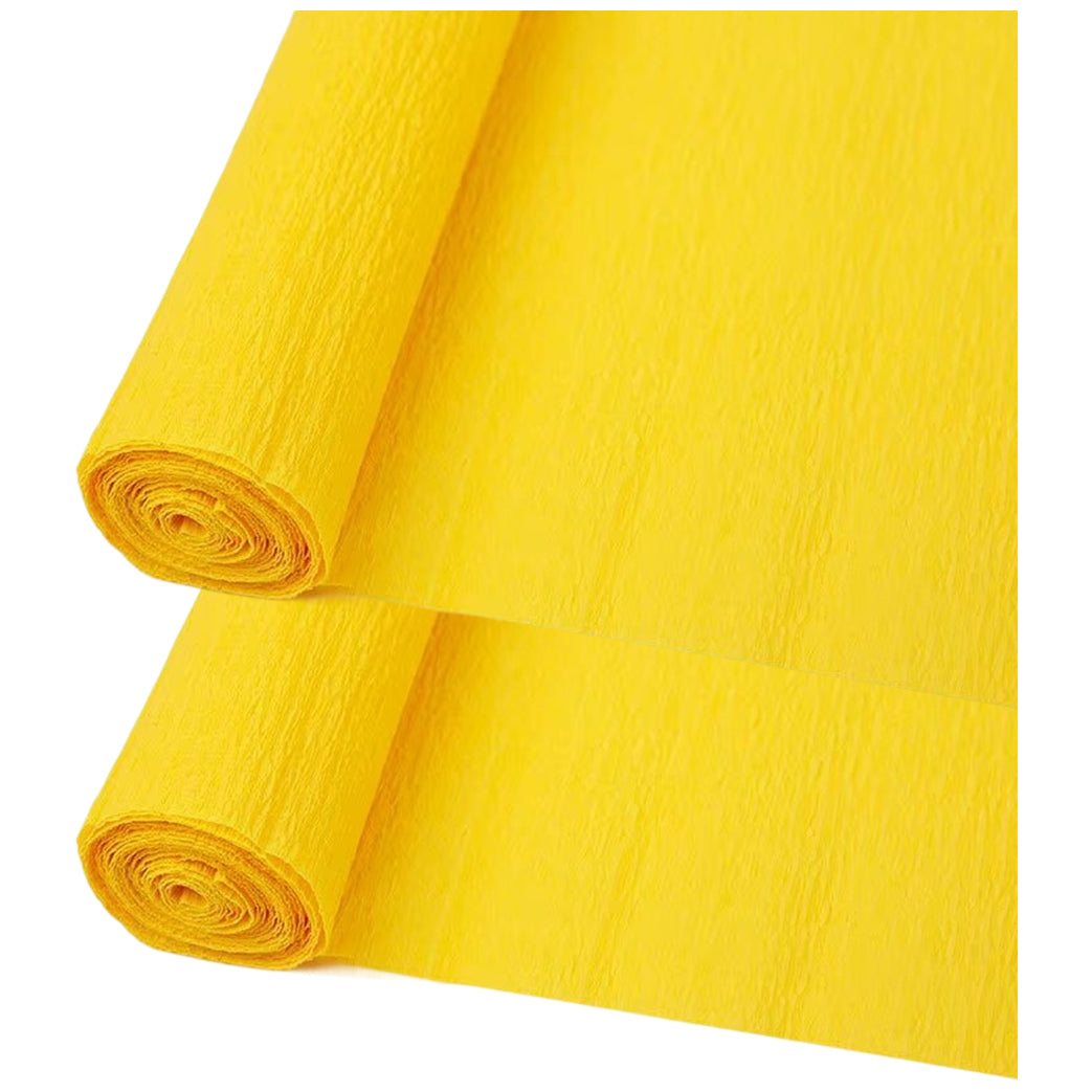 Crepe Paper Roll 19.6 Inch Wide 8ft Long for Flower Making Party and Craft Decor, Pack of 2