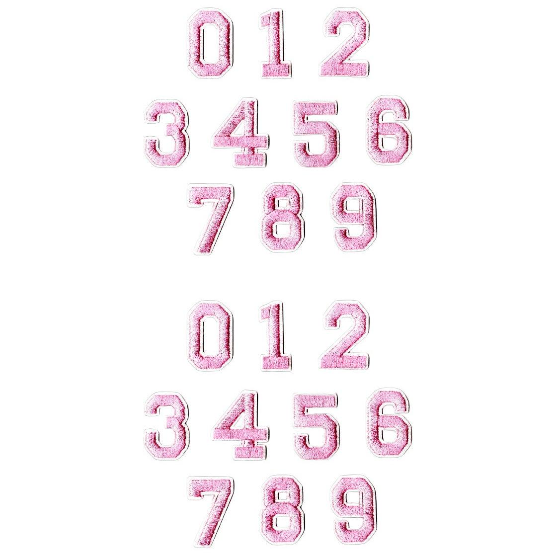 Iron-On Alphabet and Number Embroidered Patches for Clothing, Hats, Jeans, DIY Crafts and Sewing Repairs