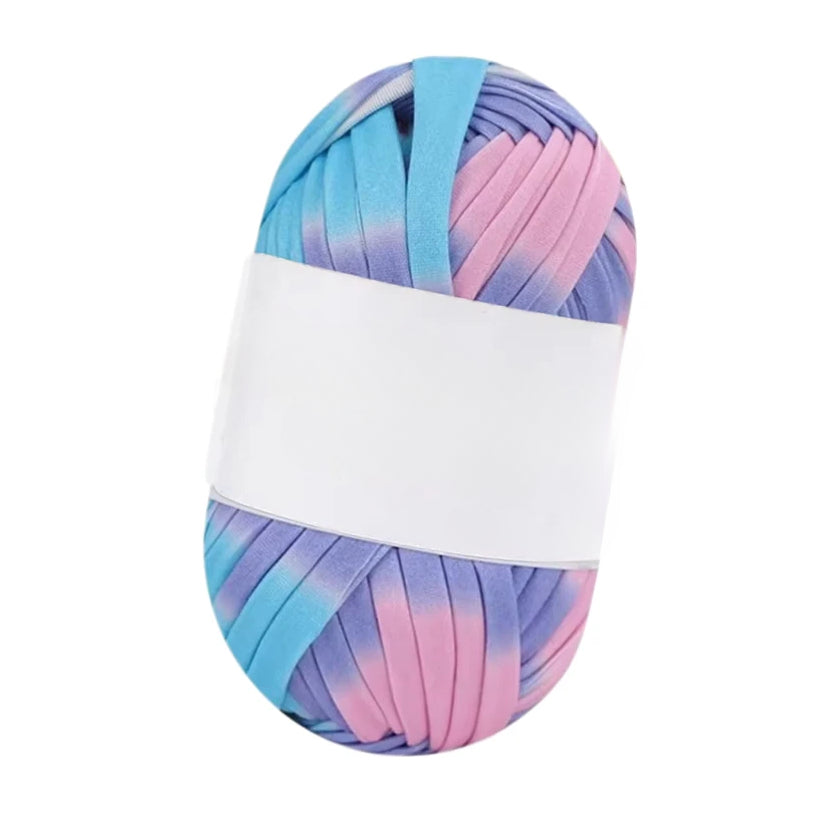 Polyester T-Shirt Yarn for Crochet Bags, Baskets, Coasters, and Crafts, 100g/3.53oz 48 Yards