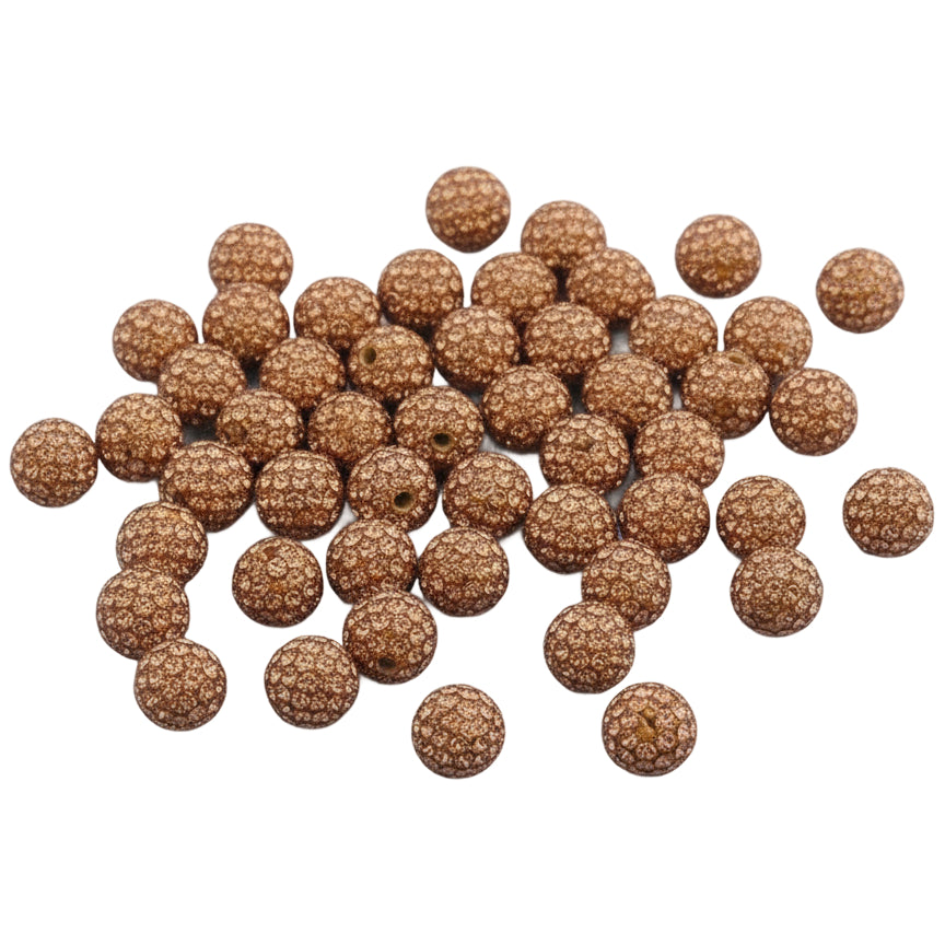 Sparkle Rhinestone Clay Beads Round Disco Spacer Beads for Jewelry Making, Bracelets, Earrings and DIY Craft Projects