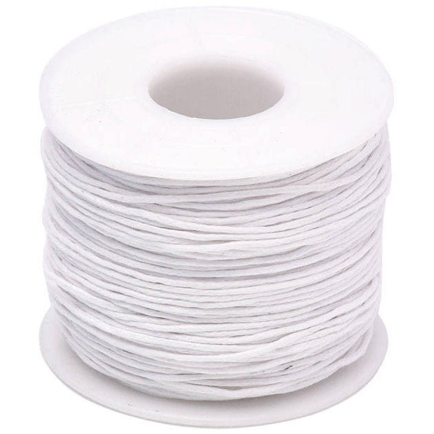 1mm 76.55 Yards Waxed Cotton Cord String for Beading, Macrame, Bracelet, and Necklace Making