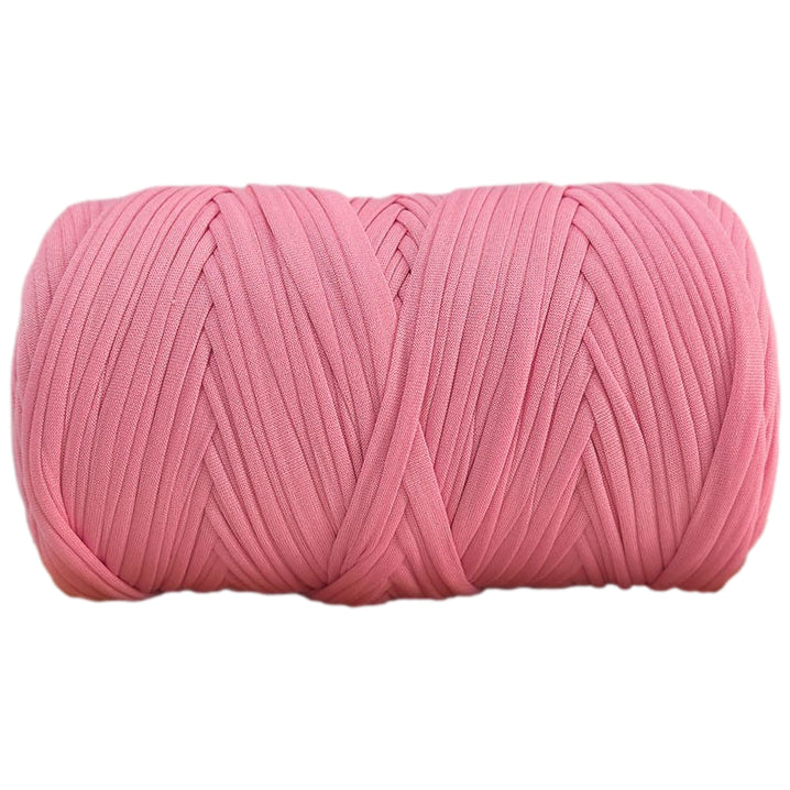 Polyester T-Shirt Yarn Thick Crochet Fabric Ribbon for Knitting Bags, Rugs, and Crafts, 400 Grams/14.11oz, 142.17 yards