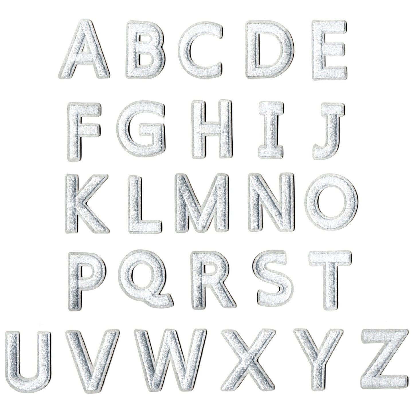 Iron-On Alphabet and Number Embroidered Patches for Clothing, Hats, Jeans, DIY Crafts and Sewing Repairs