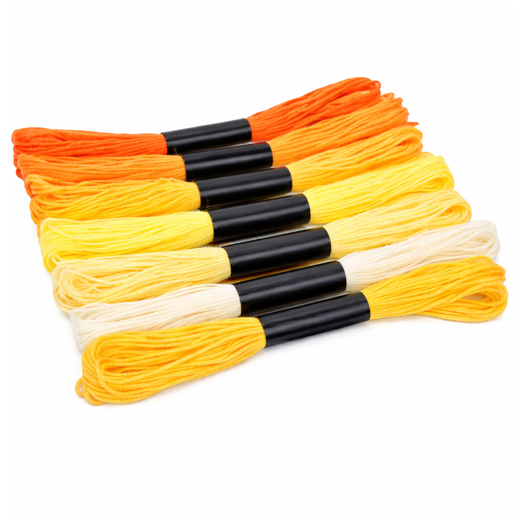 12 Skeins Embroidery Floss 8.5 Yard Thread for Friendship Bracelets Cross Stitch and Craft Projects