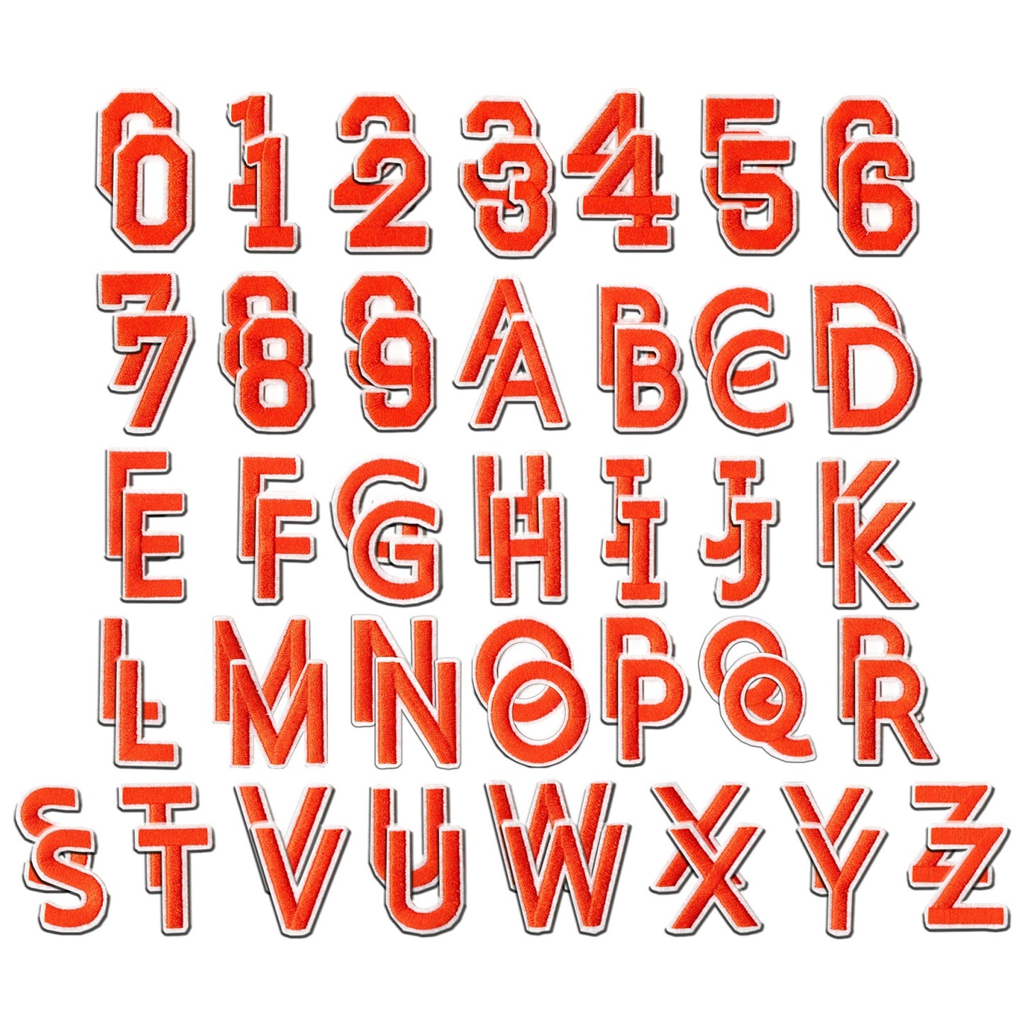 Iron On Alphabet Letter Patches A to Z Embroidered Applique for Clothes Hats Jeans