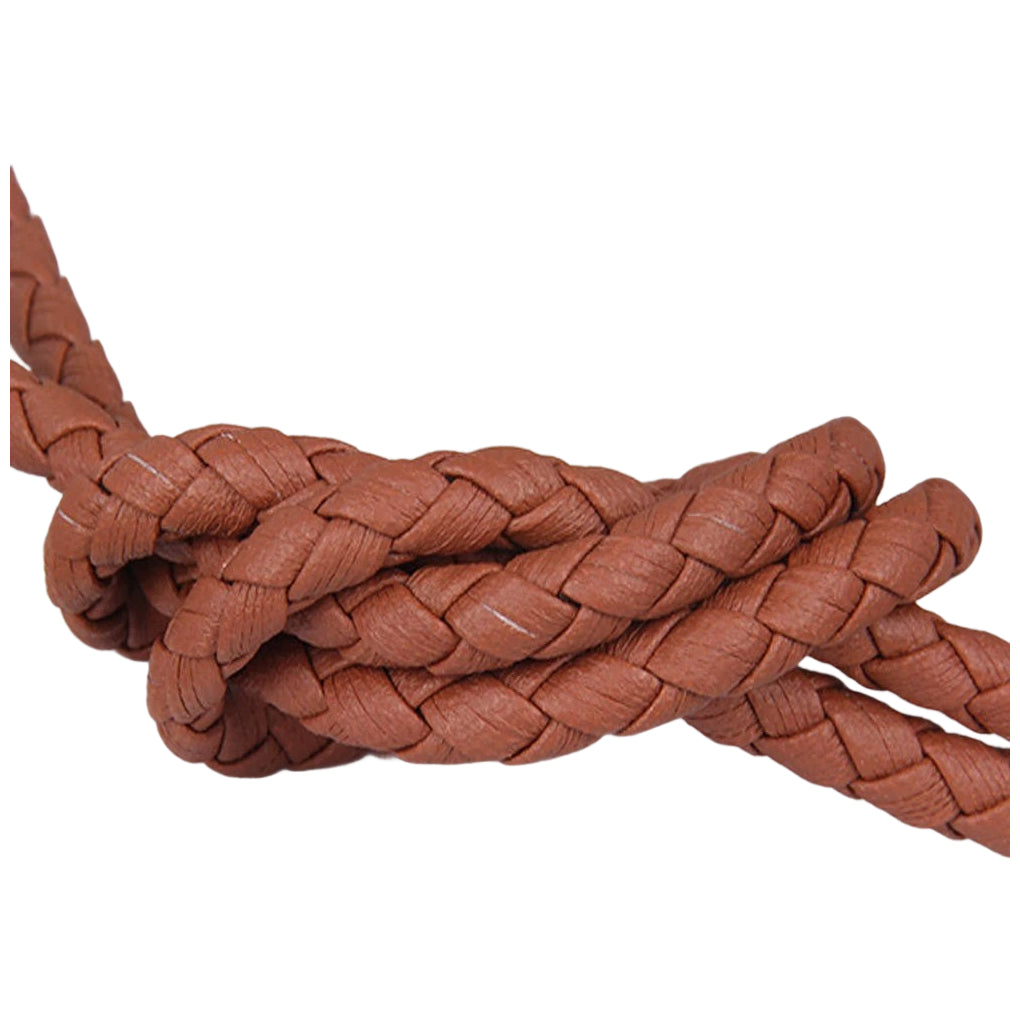 3mm x 10m Braided PU Leather Cord for Keychains, Jewelry Making, Bracelets, and Craft Projects