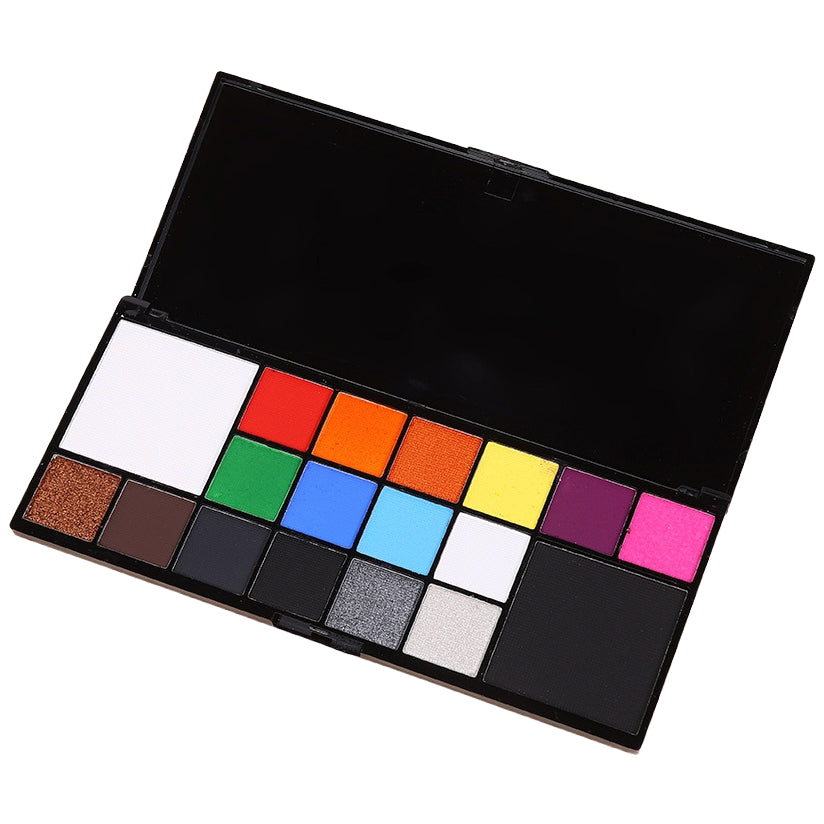Professional Oil-Based Face and Body Paint Palette for Halloween SFX Cosplay Festival Stage Tattoo and Party Makeup