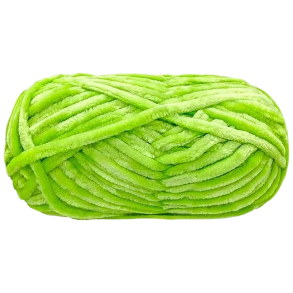 Thick Velvet Chenille Yarn 100 Grams/3.52oz 87.5 yards Skein Soft Chunky Plush Yarn for Knitting and Crocheting