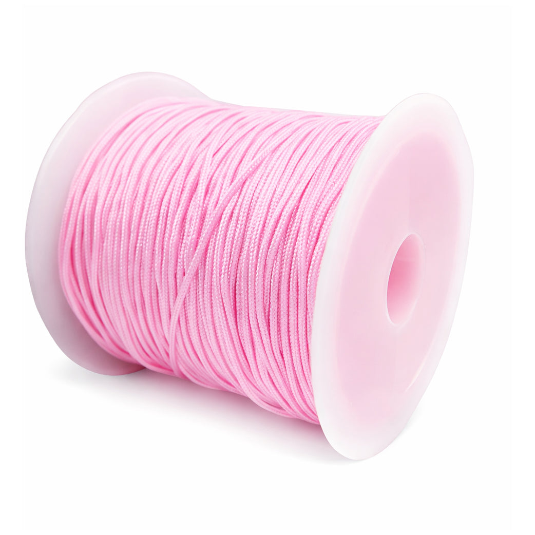0.8mm 100 Meters Nylon Cord for Jewelry Making, Beading, Braiding, Crafts, Bracelets, and Decorative Projects