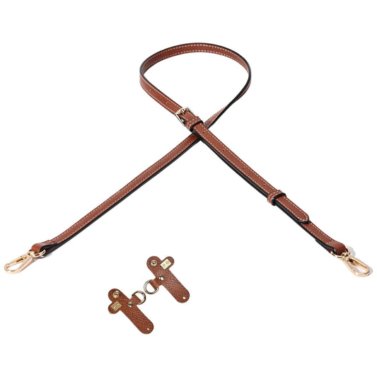 Adjustable Leather Crossbody Shoulder Strap Replacement Conversion Kit for Mini Pouch Bags 94–124cm