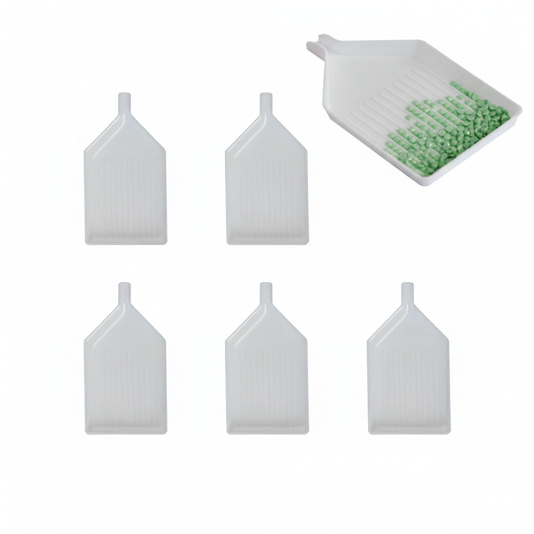 Plastic Diamond Painting Bead Sorting Trays for DIY Crafts Accessories 9.5 x 5.5 cm