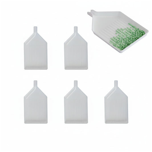 Plastic Diamond Painting Bead Sorting Trays for DIY Crafts Accessories 9.5 x 5.5 cm